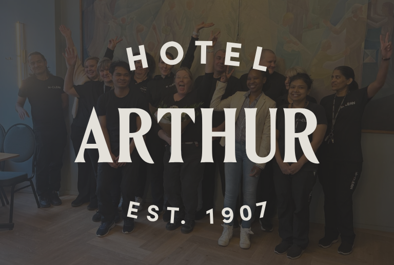 Hotel Arthur x N-Clean – siivousyhteistyö rakentuu luottamuksesta ja laadukkaasta työnjäljestä